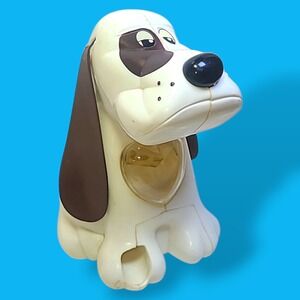 Vintage 1980s Pound Puppies Gumball Machine Candy Dispenser Dog PP Toy 1986